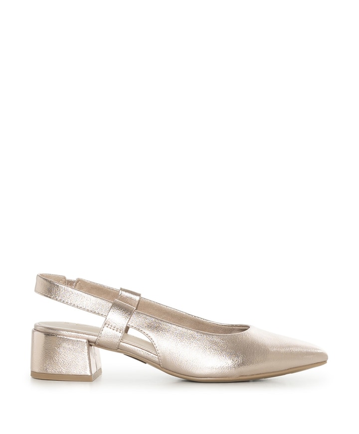 dames slingbacks goud