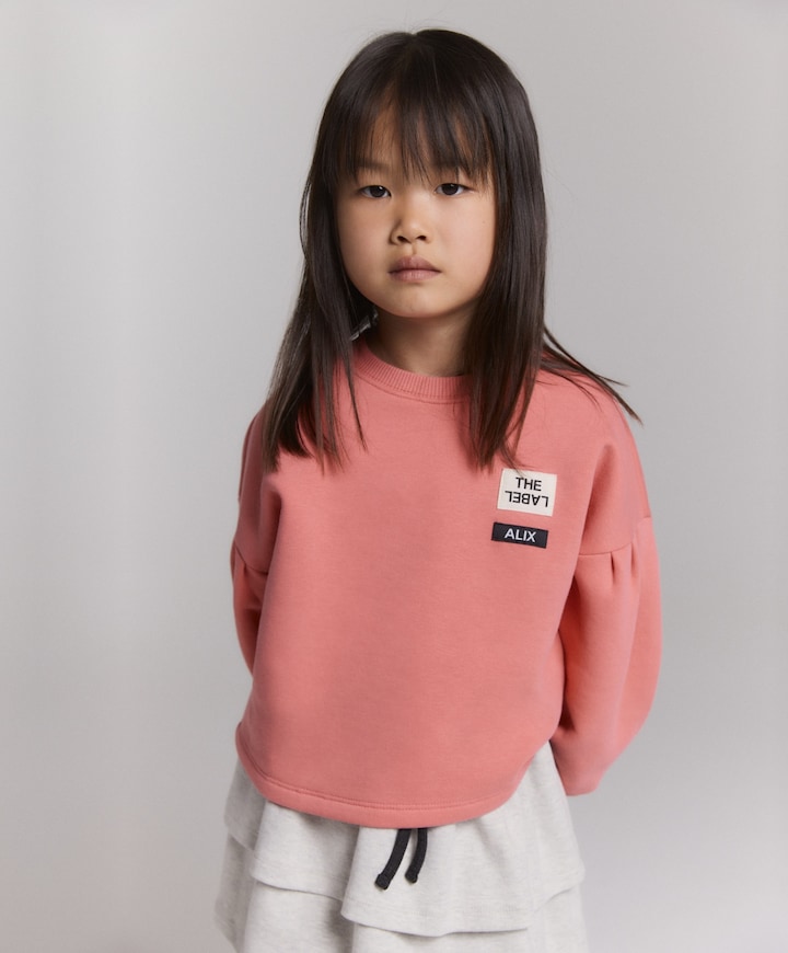 Meisjes sweater roze