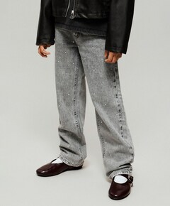 NKFROSE STRAIGHT JEANS 3366-BE NOOS meisjes jeans grijs