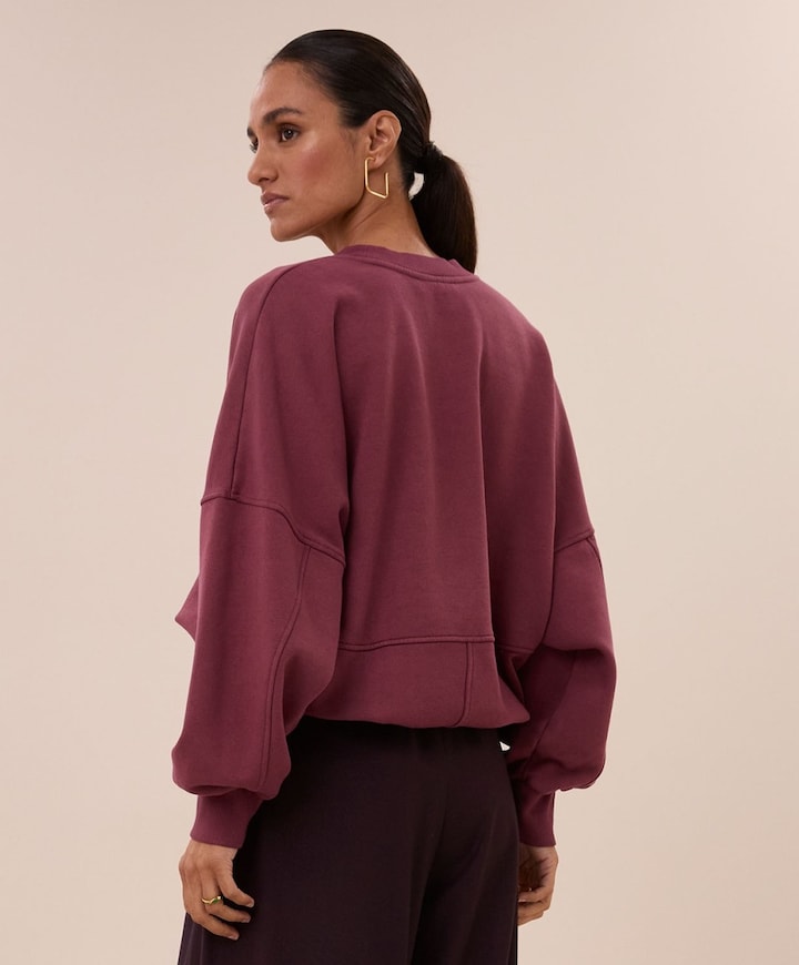 Dames sweater bordeaux