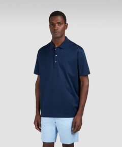 Heren polo blauw