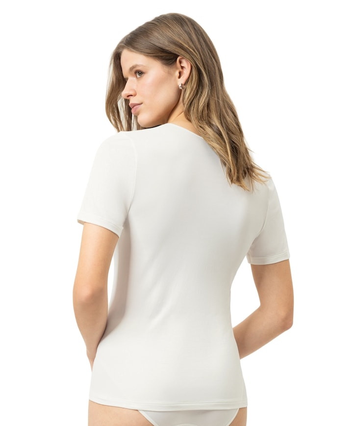 Dames T-shirt ecru