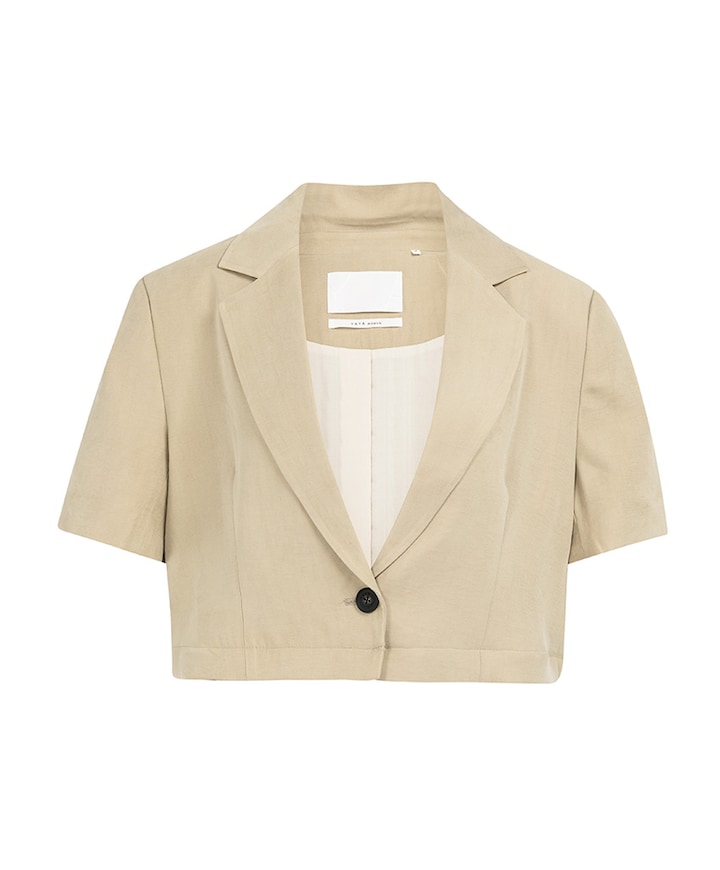 Dames blazer beige