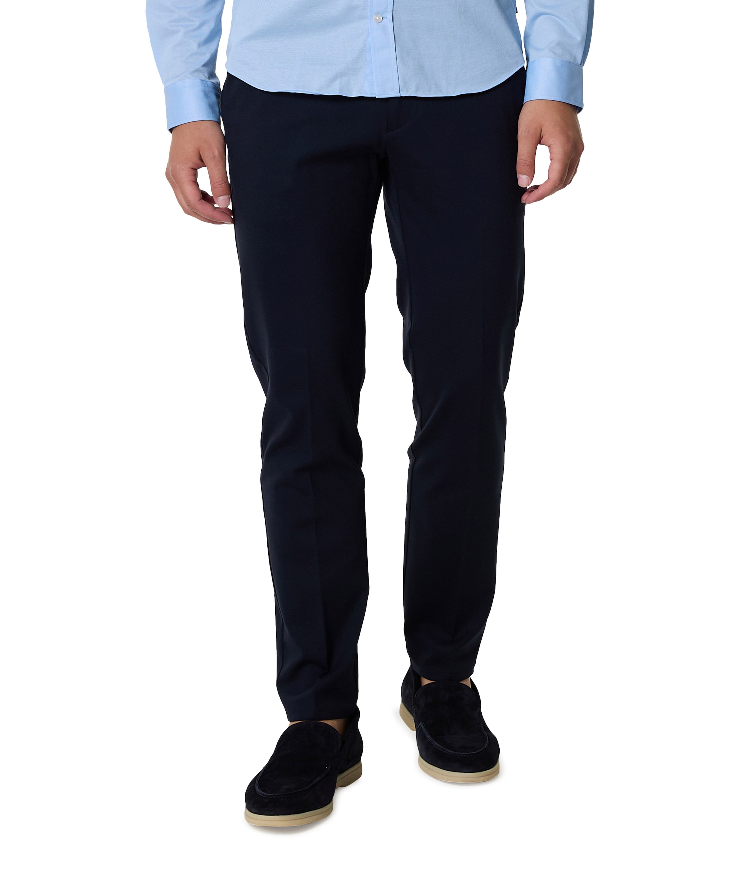 morello elax heren broek blauw