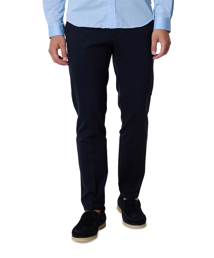 morello elax heren broek blauw