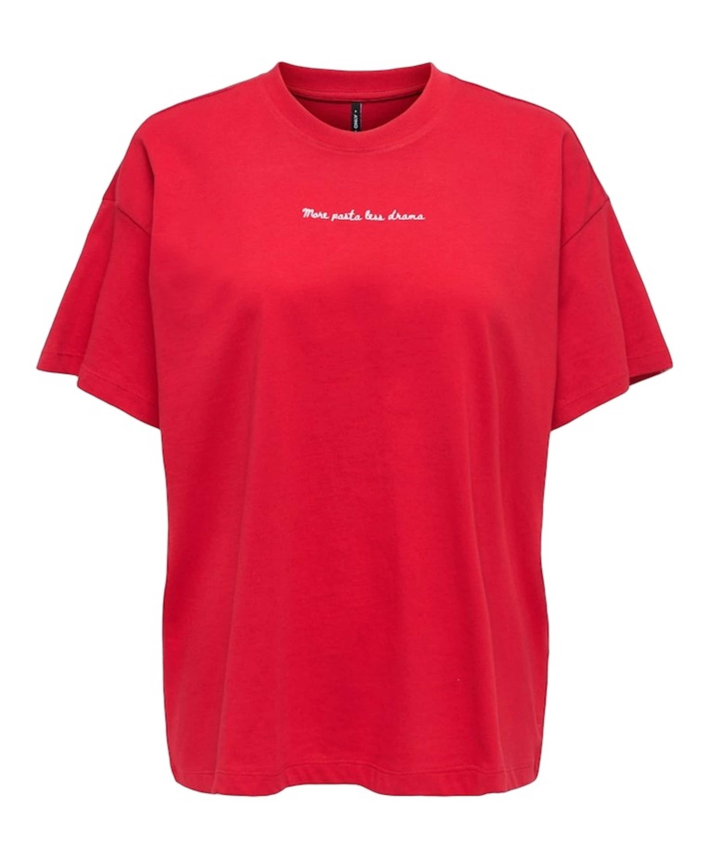 Dames T-shirt rood