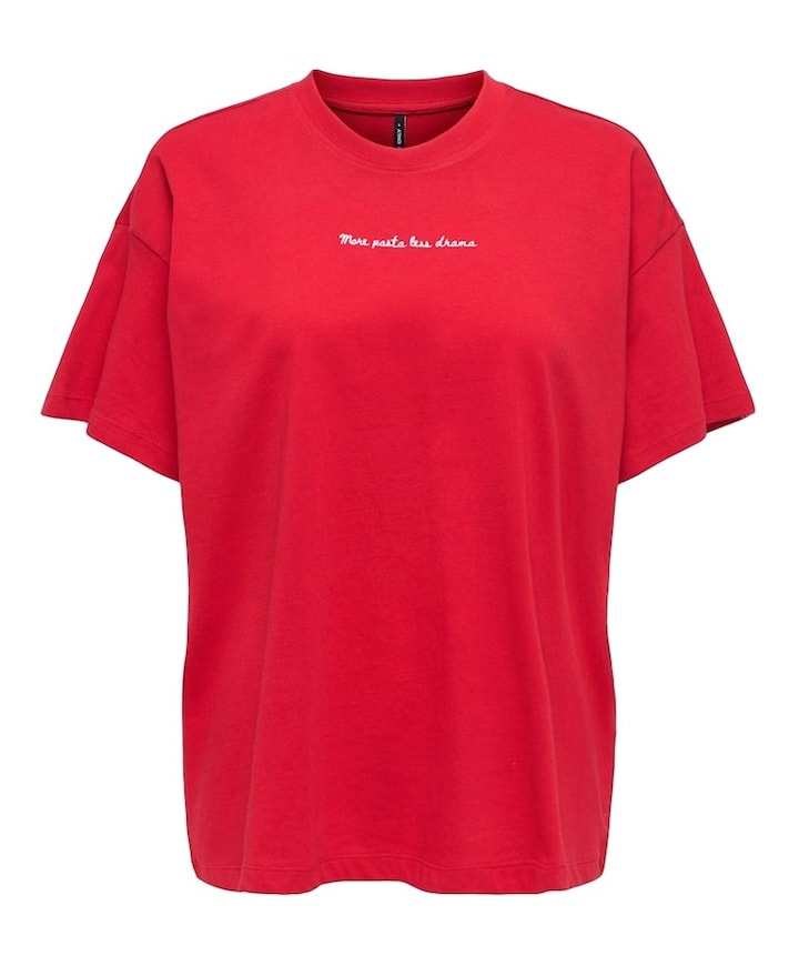 Dames T-shirt rood