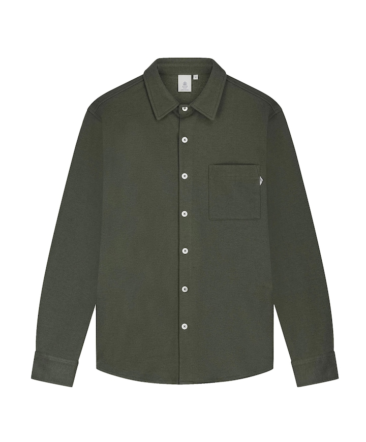 Overhemd lange mouw groen