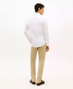 Heren overhemd lange mouw wit