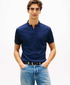 Heren polo blauw