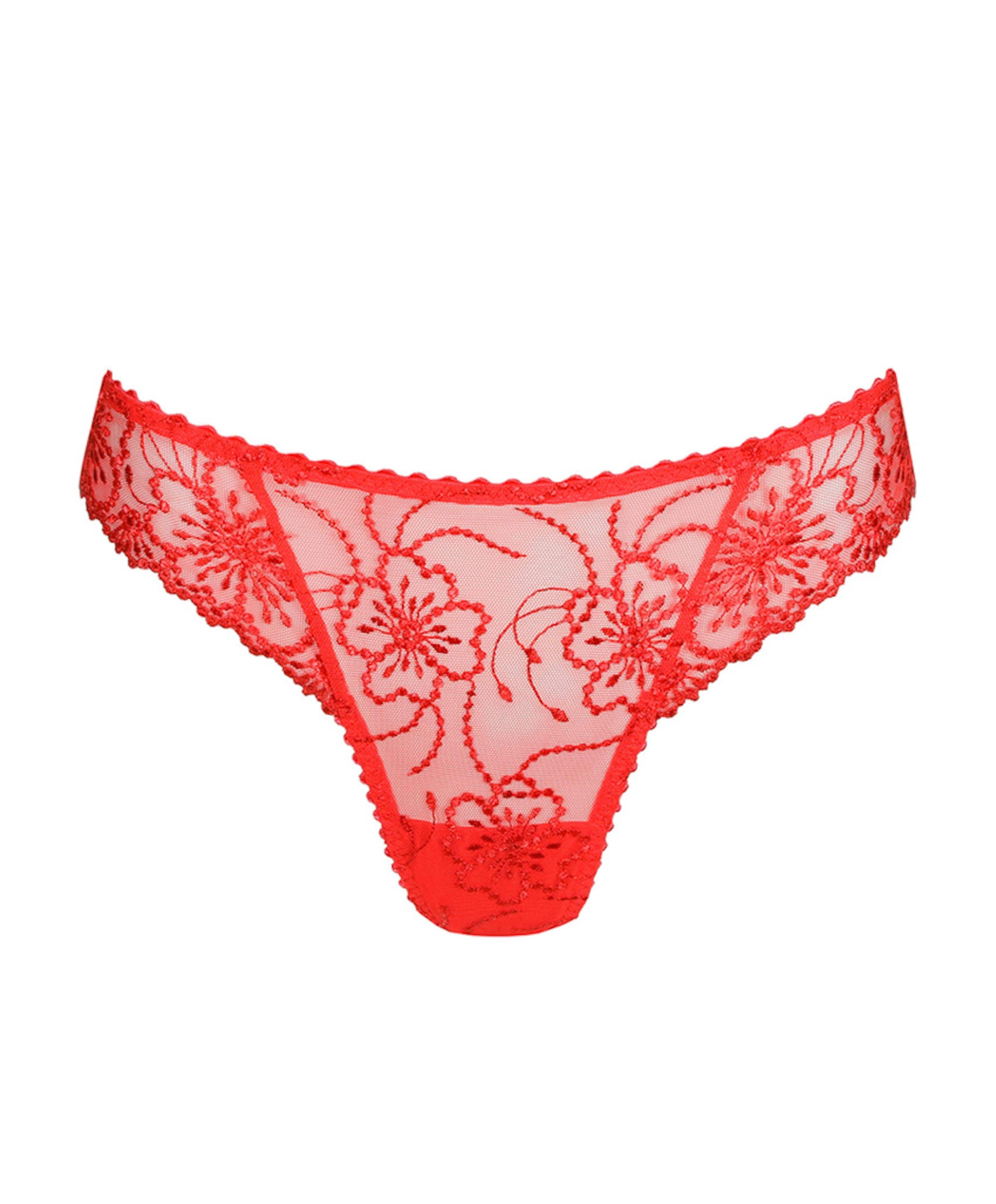 Dames string rood