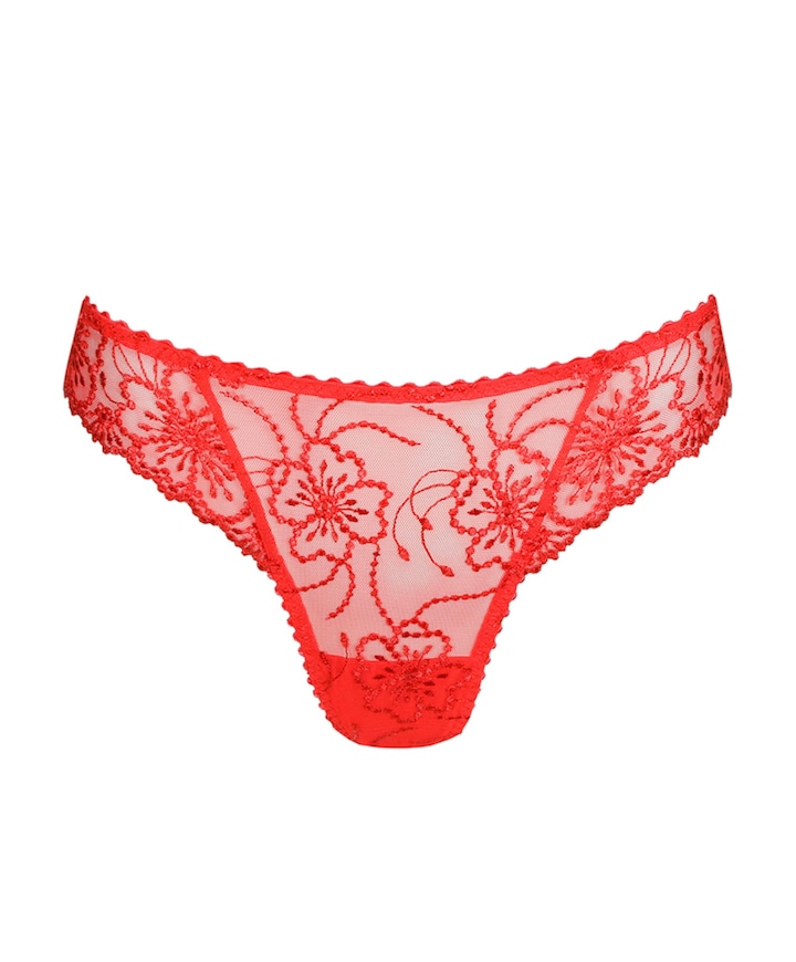 Dames string rood