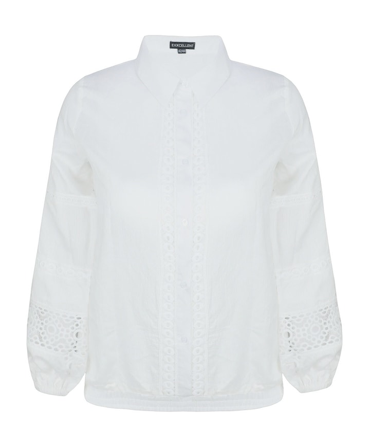 Dames blouse ecru