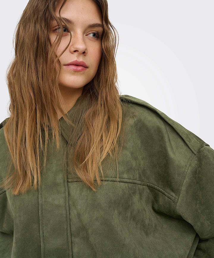 Dames jas groen