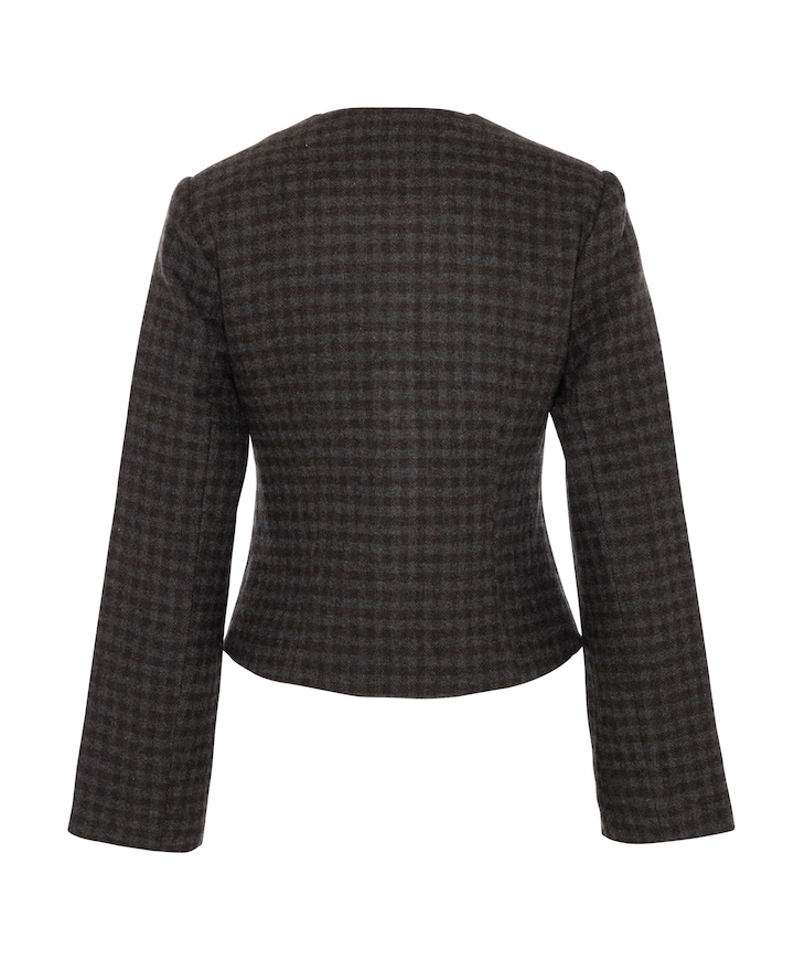 Dames blazer grijs