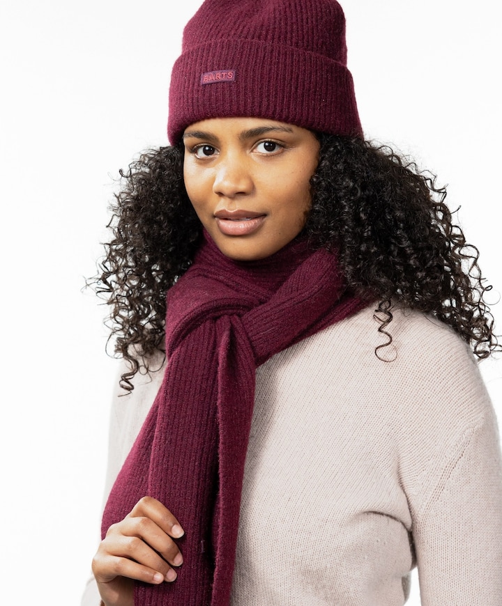 Dames sjaal bordeaux