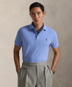 Heren polo blauw
