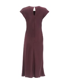 Dames jurk bordeaux