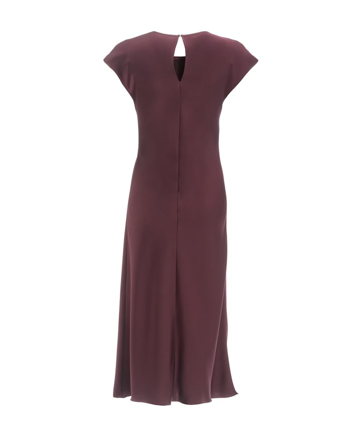 Dames jurk bordeaux