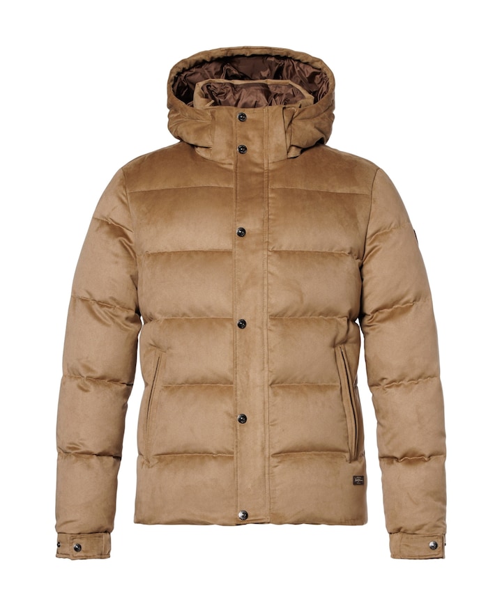 Heren jas beige