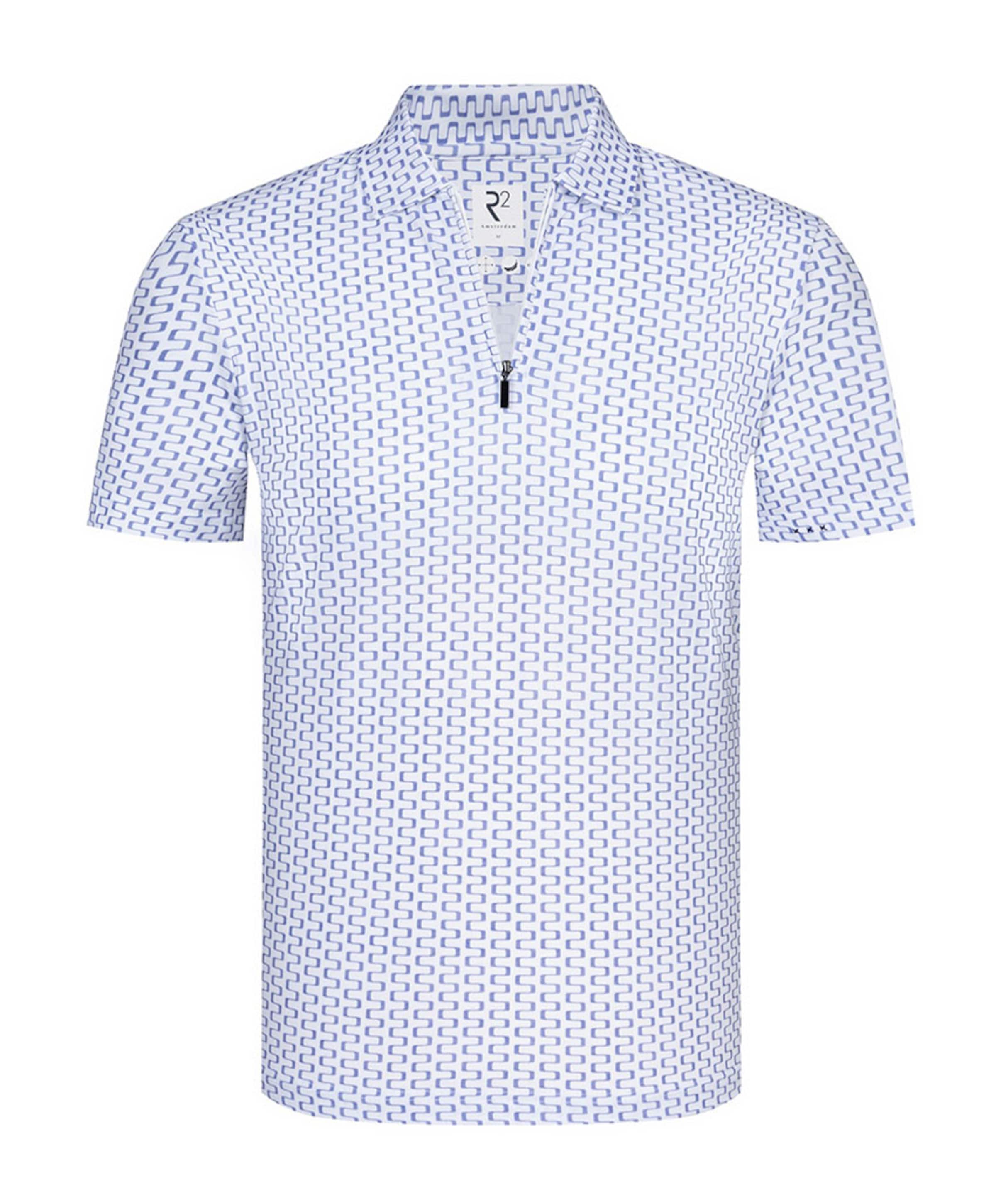 Heren polo blauw