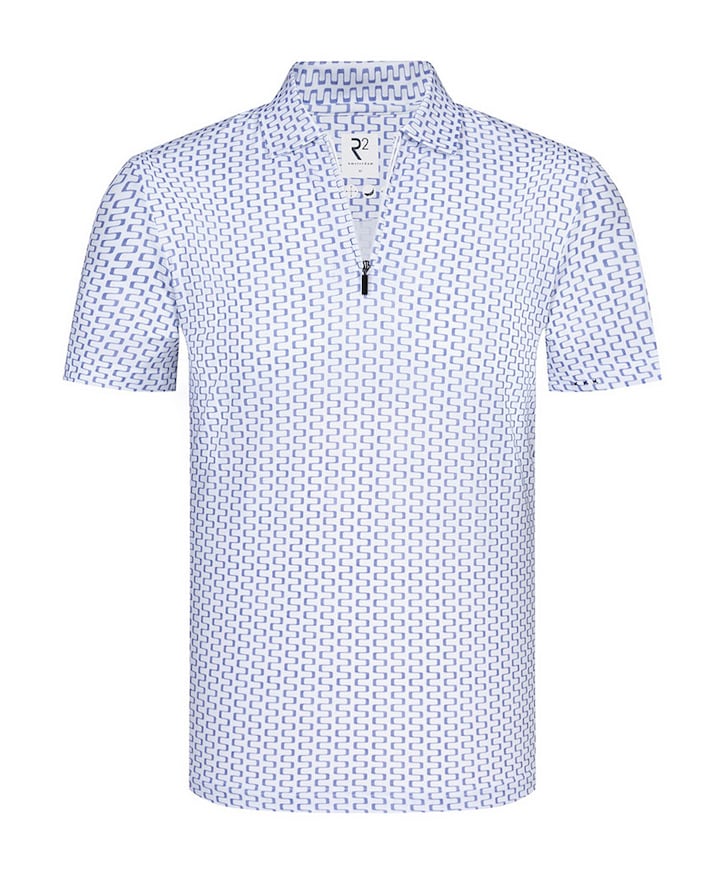 Heren polo blauw