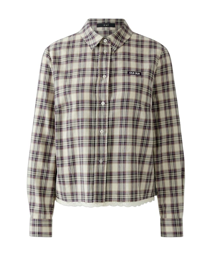 Dames blouse beige