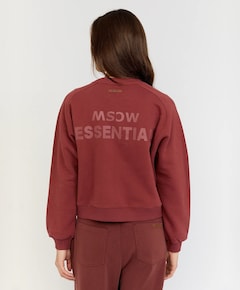 Dames sweater brique