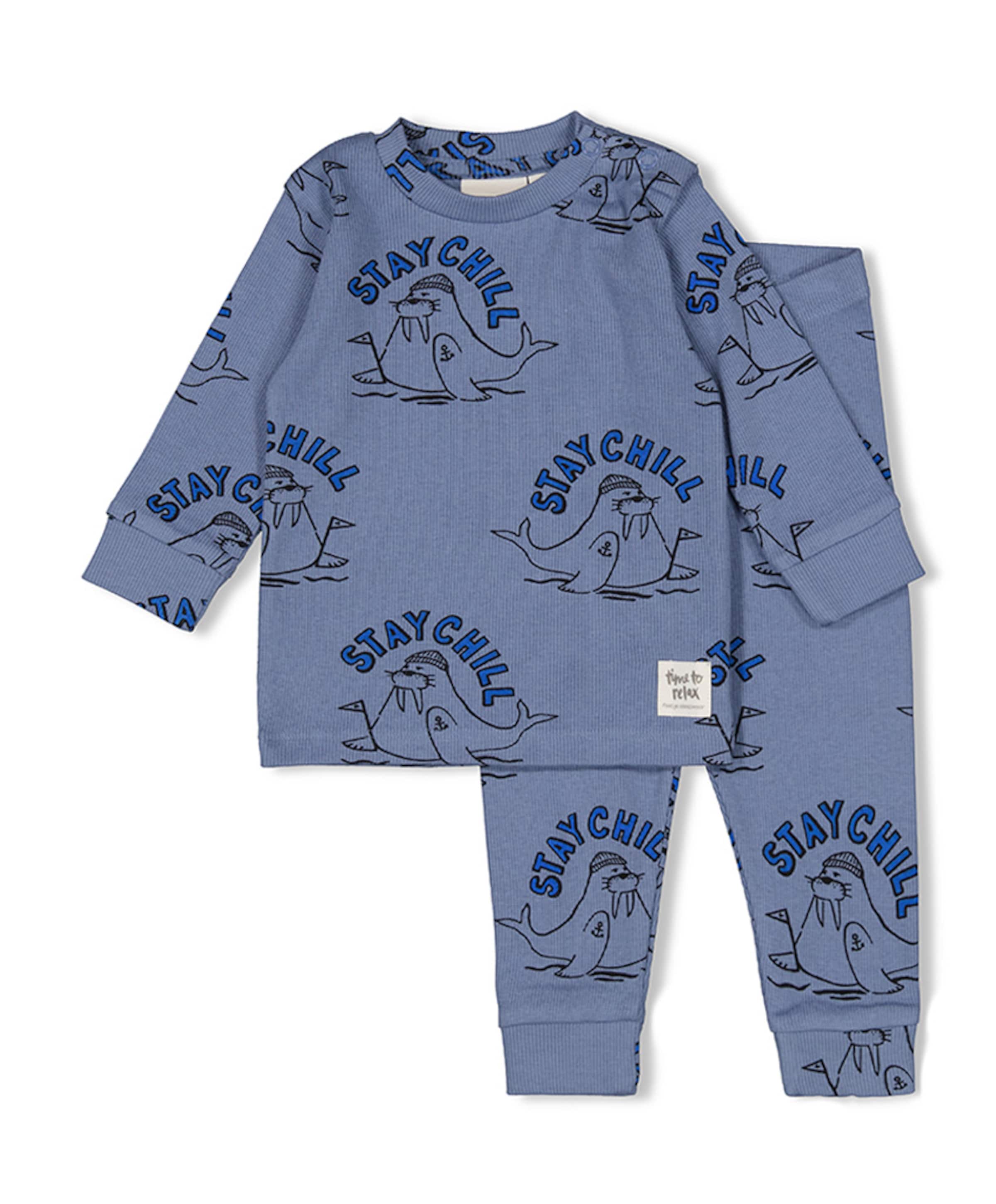 Jongens pyjamaset blauw