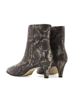 Lina Jackson dames enkellaarzen grijs