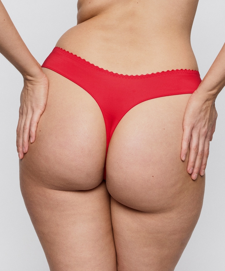 Dames string rood