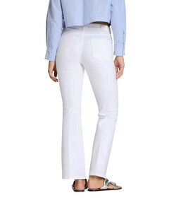 Paris flared dames jeans wit