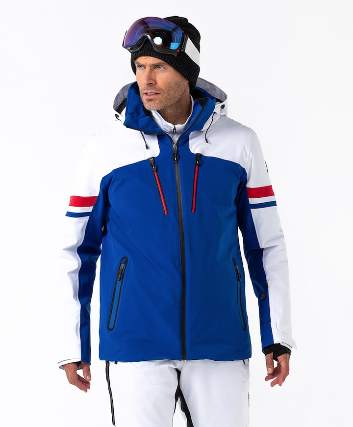 Heren ski-jas blauw