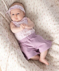 Short meisjes korte broek paars