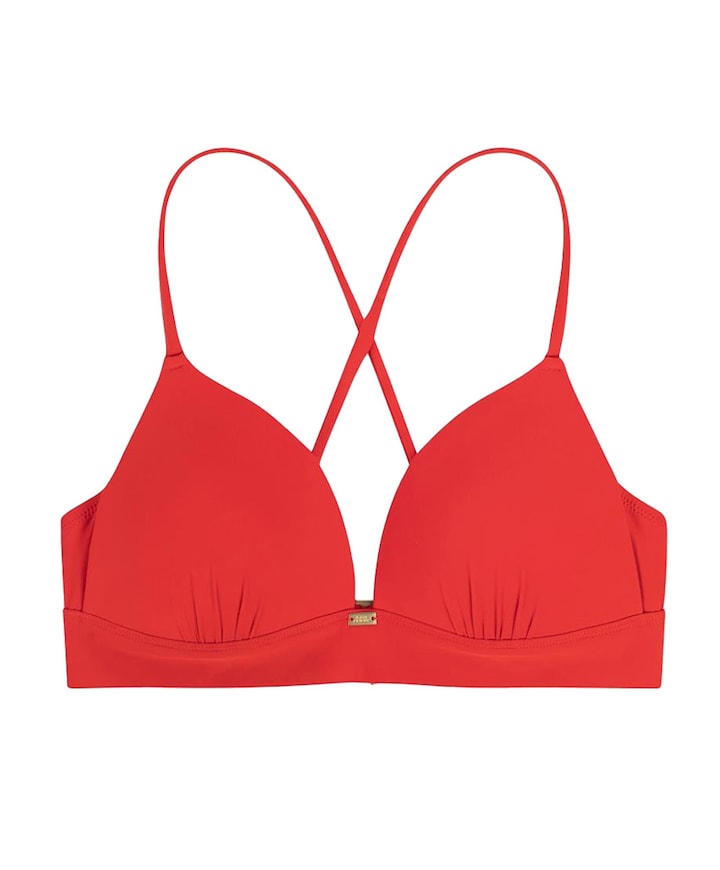 Dames bikinitop rood