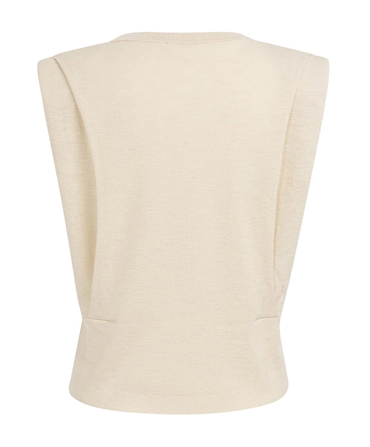 Dames gilet ecru