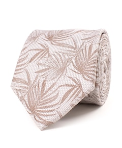 Heren stropdas beige