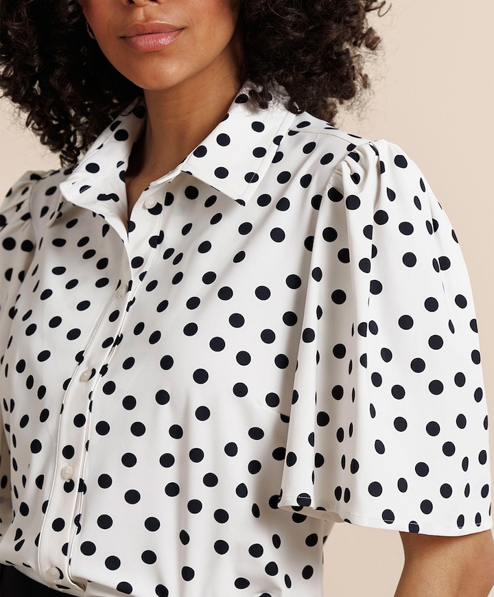 Dames blouse ecru