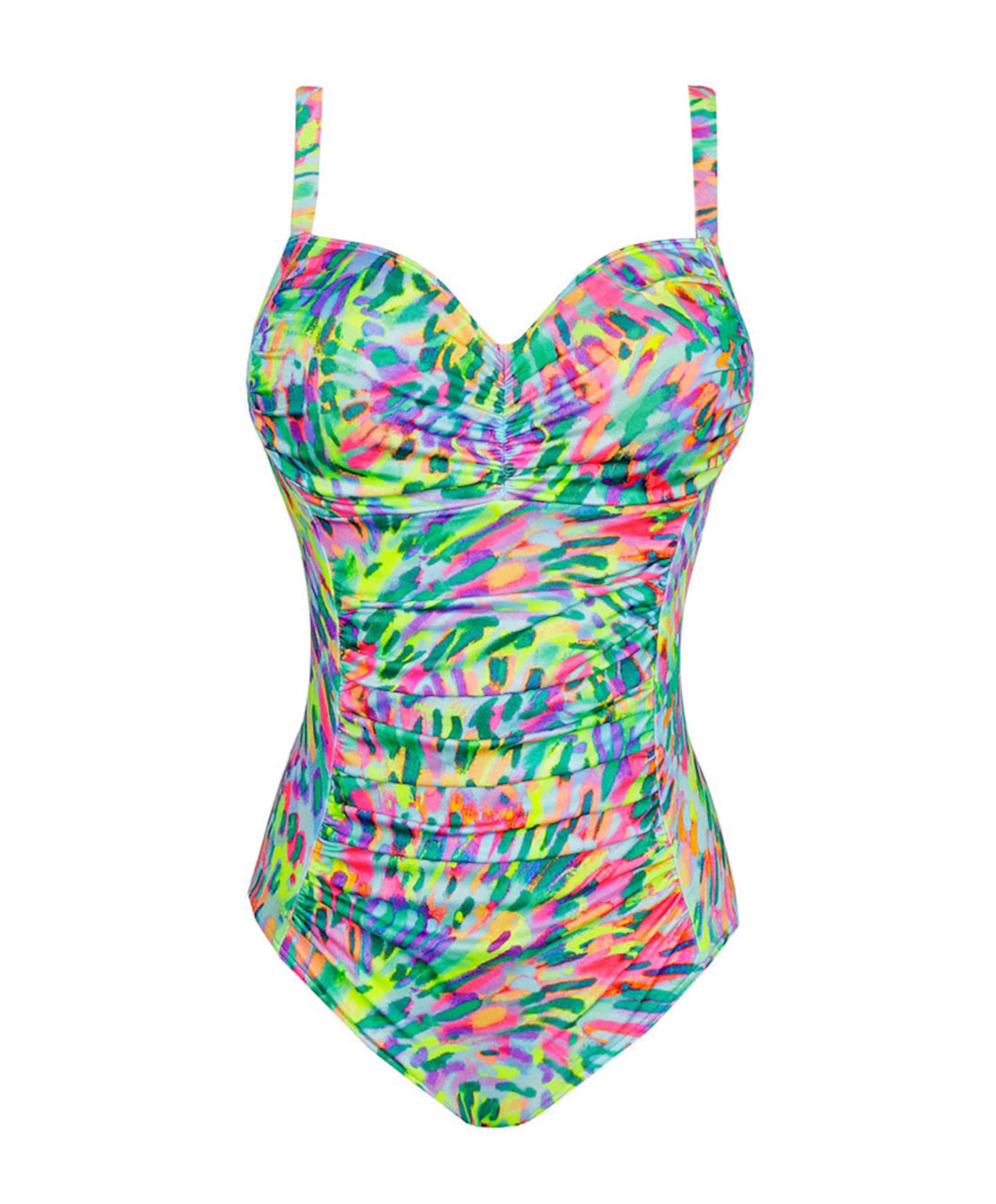 Dames badpak multicolor