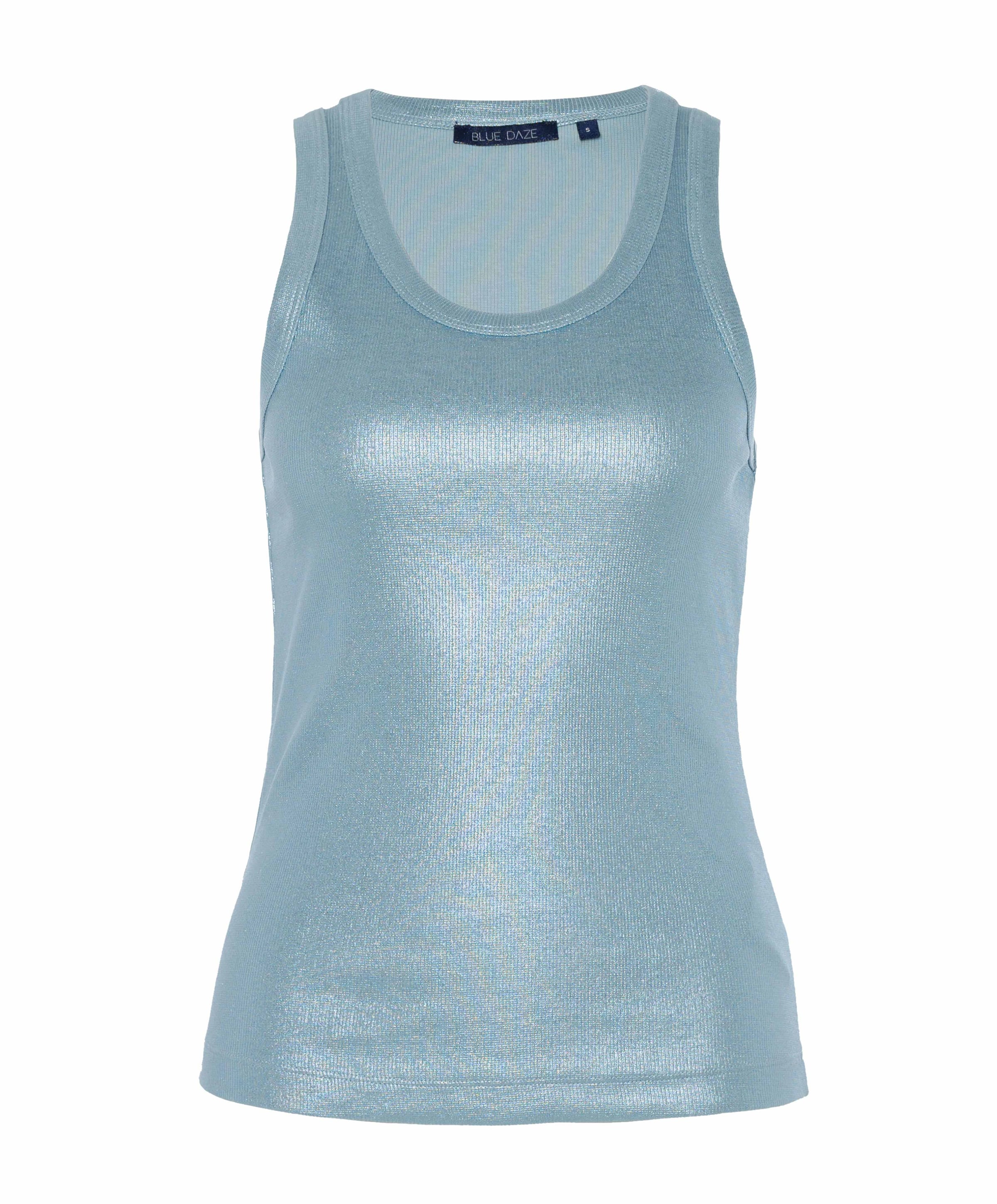 Dames top blauw