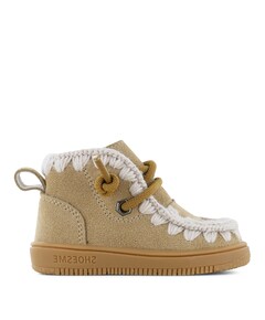 meisjes veterschoenen beige