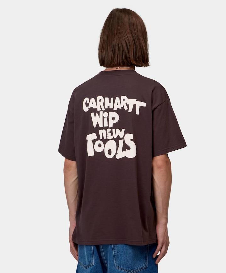 Heren T-shirt bruin