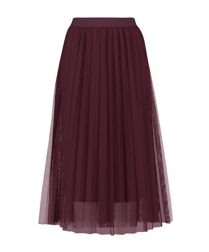 Dames rok bordeaux