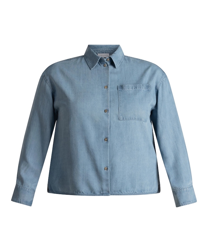 Dames blouse blauw