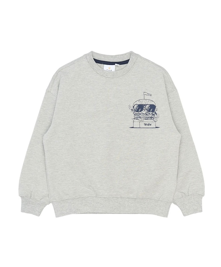 Jongens sweater grijs