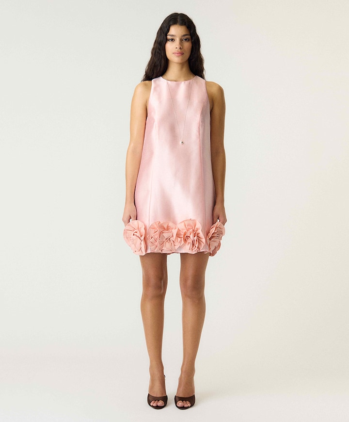 Dames jurk roze
