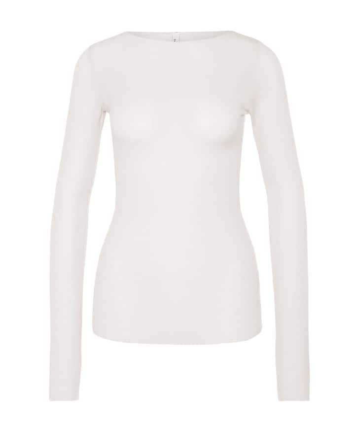 Dames longsleeve wit