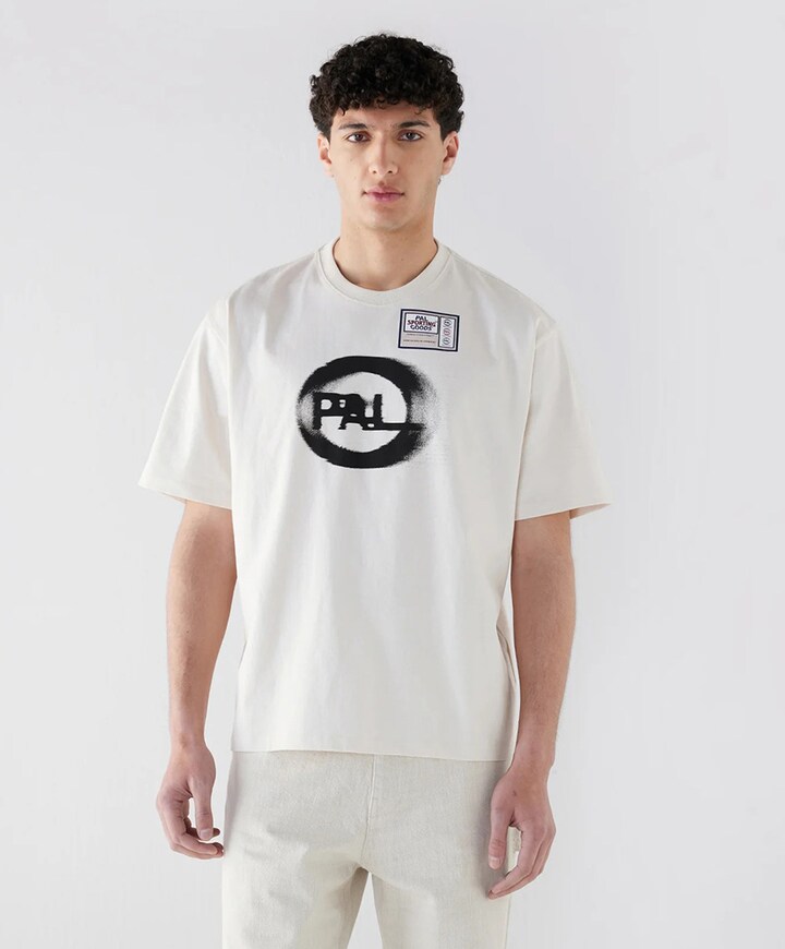Heren T-shirt ecru
