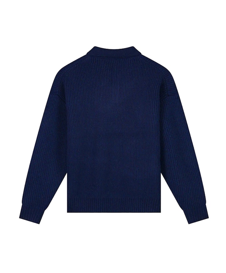 Heren polo blauw