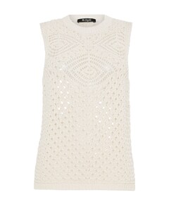 Dames top ecru